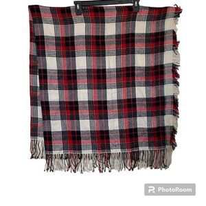 Madewell Women's Plaid Cozyweave Scarf Red